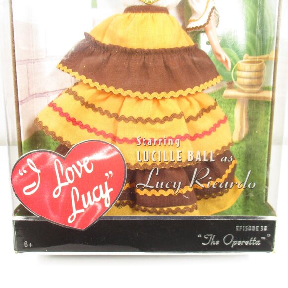 I Love Lucy The Operetta Episode 38 Lucille Ball Barbie Collector Mattel G8057 - Picture 4 of 8